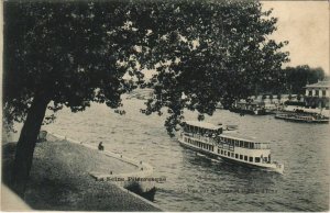 CPA La Seine Pittoresque. PARIS 55 Vue sur la Seine et Station d'Iéna (926510)