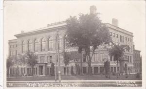 South Dakota Sioux Falls High School Real Photo