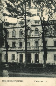 PC CPA BRAZIL, COLLEGIO SANTA ISABEL, PETROPOLIS, Vintage Postcard (b20436)