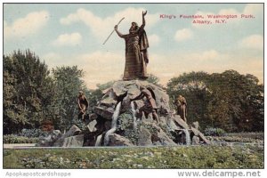 New York Albany Kings Fountain Washington Park