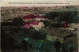 CPA MONTREUIL-sous-BOIS - La Fabrique de Platre et le Clos des Peches (436472)