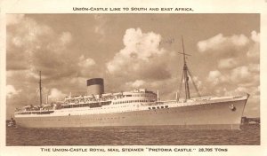 Lot 50 the union castle royal mail steamer pretoria castle ship paquebot liner
