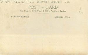 C-1910 Exeter Devon UK Powderham RPPC Photo Postcard 4734