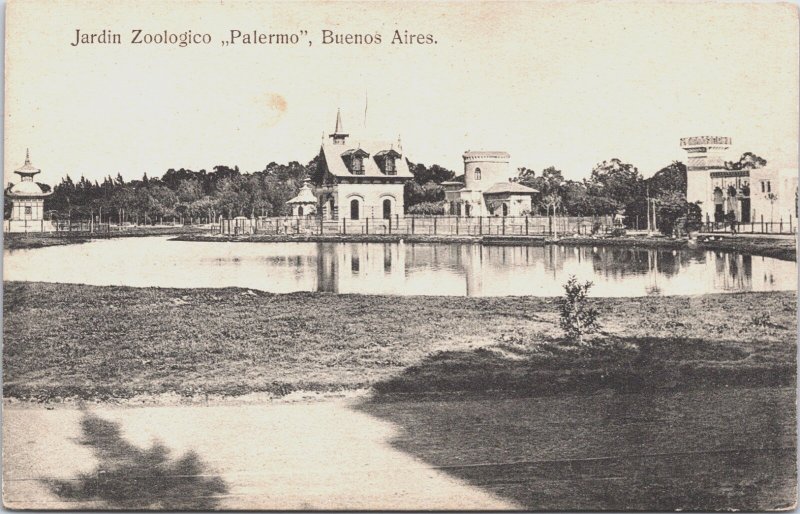 Argentina Buenos Aires Jardin Zoologico Palermo Vintage Postcard C139