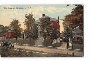 Binghamton New York NY Postcard 1907-1915 City Hospital