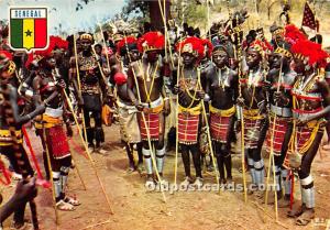 Republique du Senegal Danse Bassar African Nude Postcard