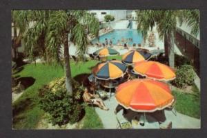 FL Travelers Motel & Pool MIAMI FLORIDA Postcard PC