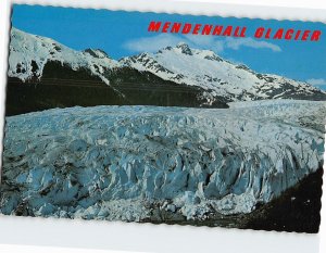 Postcard Mendenhall Glacier, Juneau, Alaska