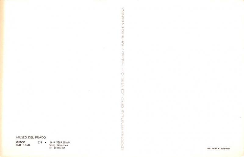 Saint Sebastien - Greco