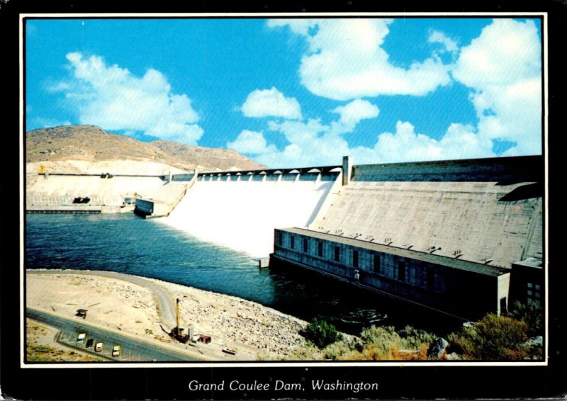 Washington Grand Coulee Dam Showing The New Third Powerhouse United