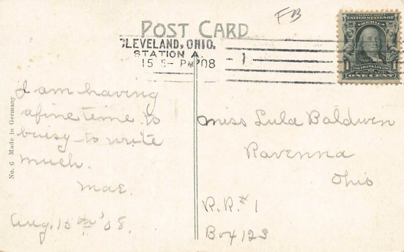 LPD22  CLEVELAND Ohio Postcard Wade Park