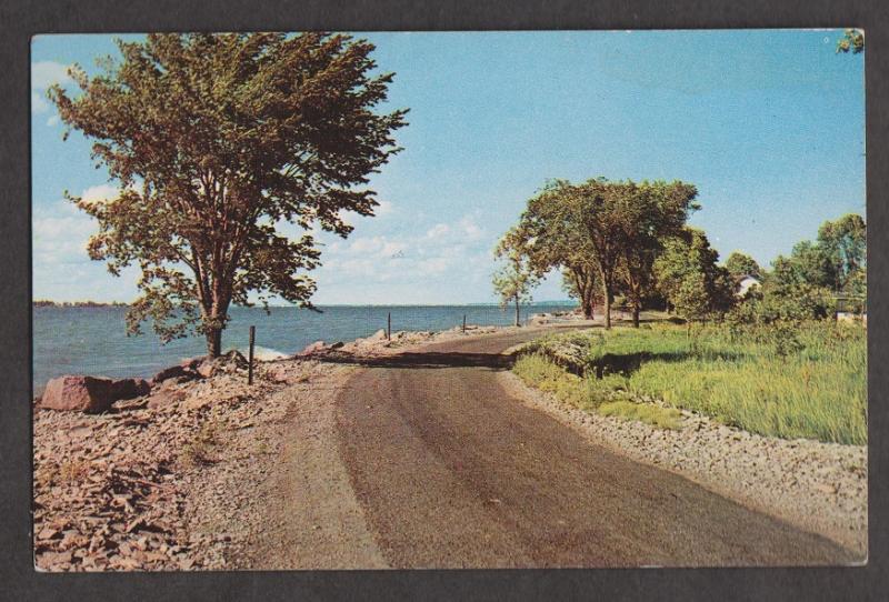 Scenic Shore Drive Whitney, Ontario - 1960s Unused