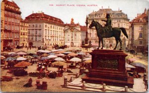 Postcard Austria Vienna - Market Place