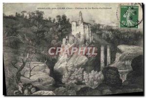 Postcard Former Pres Sidiailles Culan Chateau de la Roche Guillebaud
