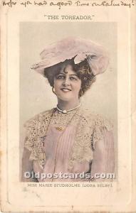 Miss Marie Studholme Dora Selby, The Thoreador Theater Actor / Actress 1903 