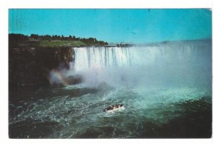 Maid Of The Mist, Horseshoe Falls, Niagara Falls, Ontario, Vintage 1973 Postcard