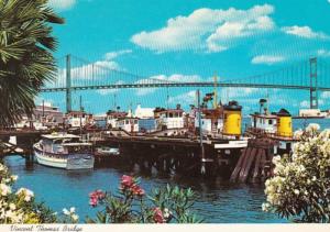 California San Pedro Vincent Thomas Bridge