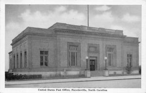 Fayetteville North Carolina~US Post Office~1944 B&W Postcard