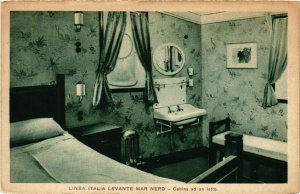 CPA AK Linea Italia Levante Mar Nero - Cabina ad un Letto - Ships (774953)