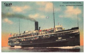 Cruise Steamer  Western States D&C Navigation Co.