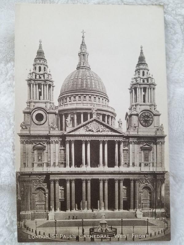 Antique Unposted  Postcard St Paul's Cathedral, London