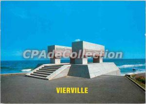 Postcard Modern Vierville sur Mer (Calvados) Monument dedicated to the forces...