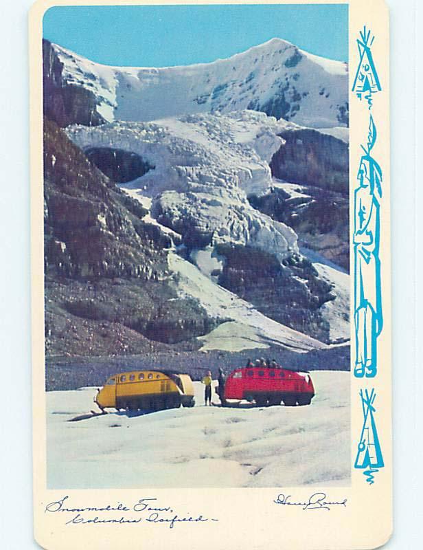 Unused Pre-1980 TOWN VIEW SCENE Columbia Ice Field - Banff - Jasper AB p9086