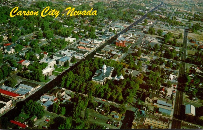 Nevada Carson City Aerial View