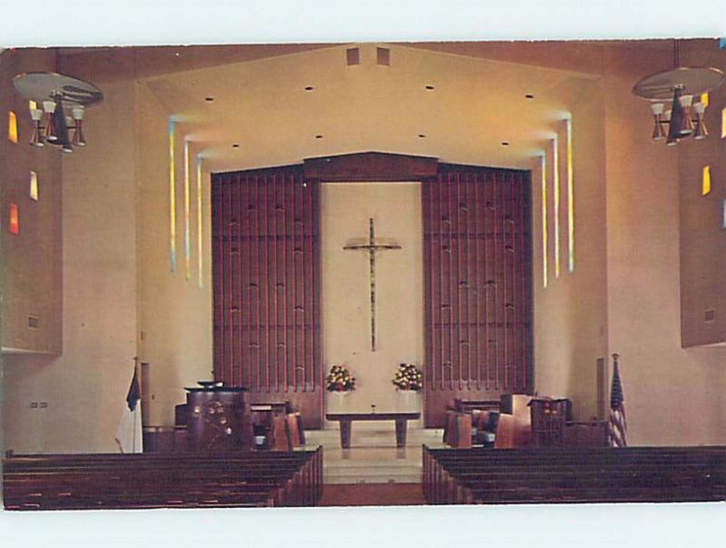 Unused Pre-1980 CHURCH SCENE Palm Springs - Near Anaheim & Los Angeles CA A6252