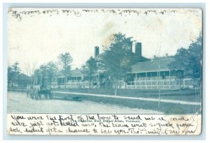 1906 The Hospital Fort Ethan Allen Vermont VT Posted Antique Postcard 