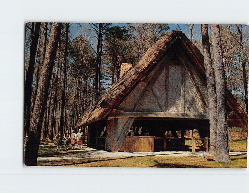 Postcard Glasshouse Jamestown Virginia USA