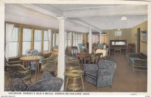 GENEVA ON THE LAKE , Ohio , 1910s ; Solarium , Ramsey's Idle-A-While