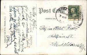 Roselle NJ Van Court Inn c1910 Postcard 