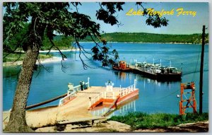 Vtg Arkansas AR Lake Norfolk Auto Ferry On Highway 62 & 101 1960s View Postcard
