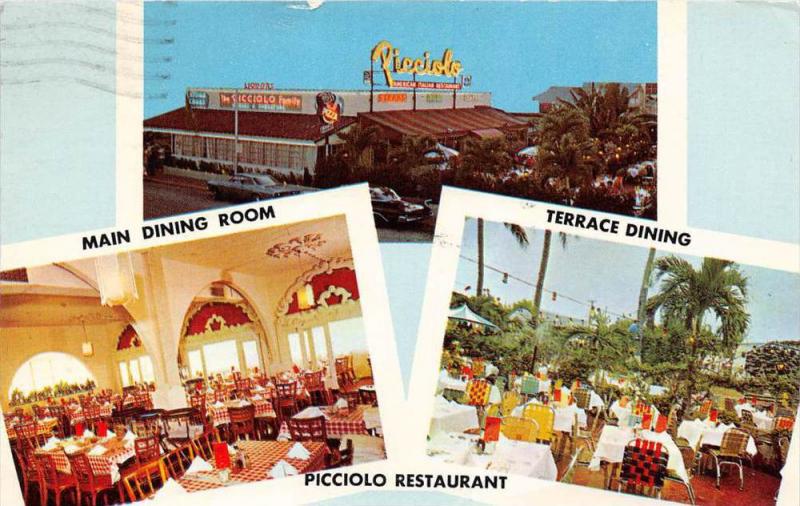 Florida  Miami  Picciolo Restaurant   Main Dining room, Terrace Di...