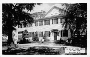 F87/ Kingstree South Carolina Postcard c1940s King's Tree Hotel