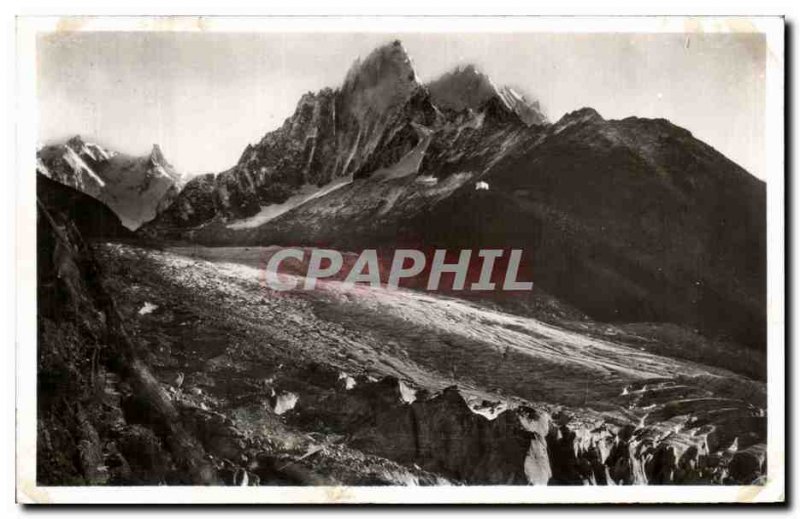 Old Postcard Chamonix Needles Mer de Glace du Geant and Chamonix Le Mauvais Pas