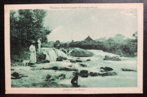 Mint Belgian Congo Real Picture Postcard Dominican Mission Rungu River