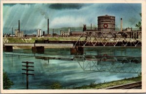 USA Pittsburgh & Lake Erie Railroad Company Pennsylvania Vintage Postcard C002