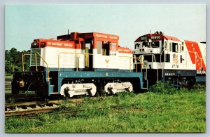 Railroad Locomotive Postcard - Charleston Chapter #1776