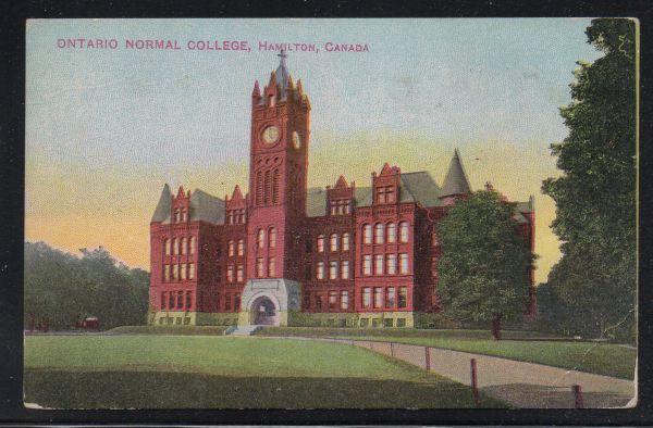 Hamilton Ontario colour Pc Normal College, unused