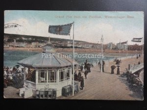 Somerset WESTON SUPER MARE Grand Pier c1905 Postcard by Empire Series 328