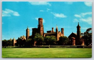 Washington DC~Smithsonian Institute From Lawn~Vintage Postcard