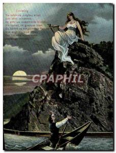 Old Postcard Loreley Die Jungfrau Sohonste