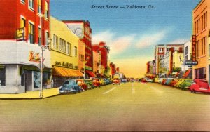 Georgia Valdosta Main Street Scene