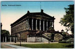 c1910s Berlin, Germany National Gallery Museum Neoclassical Columns Stairs A356