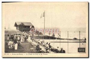 Old Postcard Tennis Evian les Bains The golf cottage and tennis