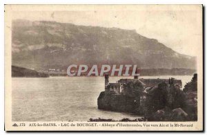 Old Postcard Aix les Bains Lake Bourget Hautecombe Abbey View to Aix and Mt R...