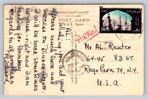 Egypt  King Tutankhamen Throne    Postcard