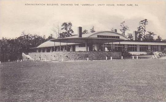 Pennsylvania Forest Park Administration Building Showing The Umbrella Unity H...